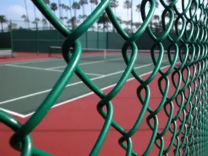 pagar kawat harmonika pvc hijau