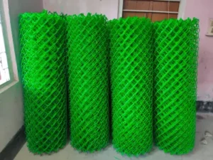 pagar kawat harmonika pvc hijau
